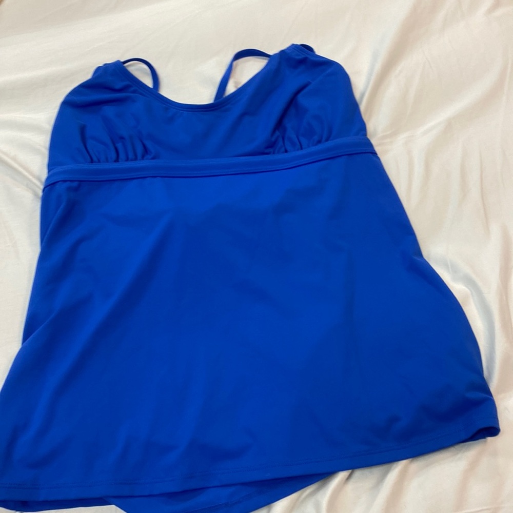 Purple swimsuit top